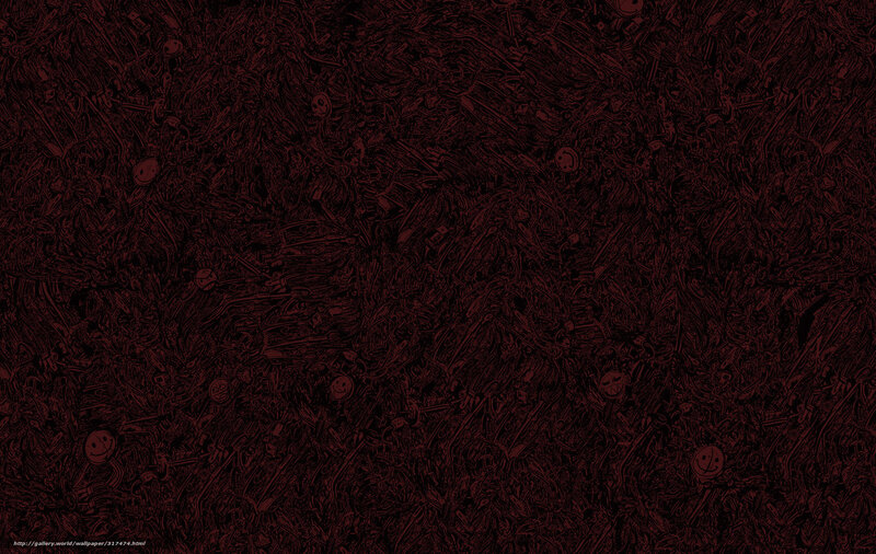 Abstract Red Pattern — Chaotic, Digital Art