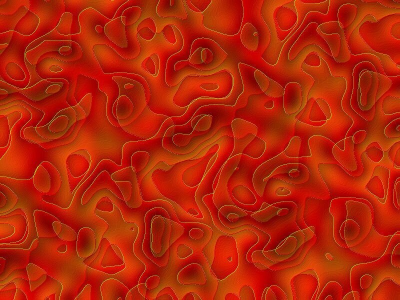Abstract Red Pattern — Intense