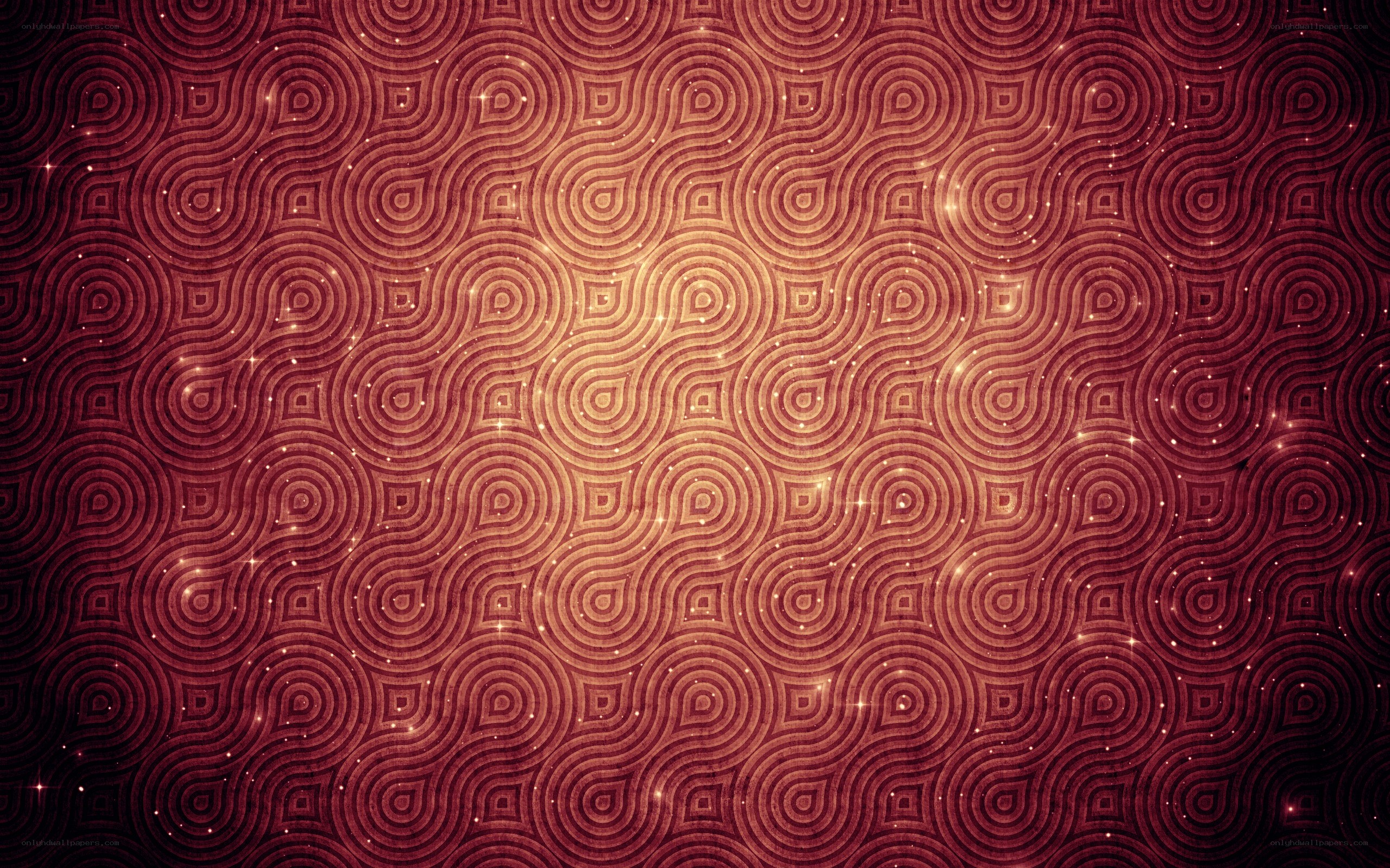 Abstract red pattern with sparkles