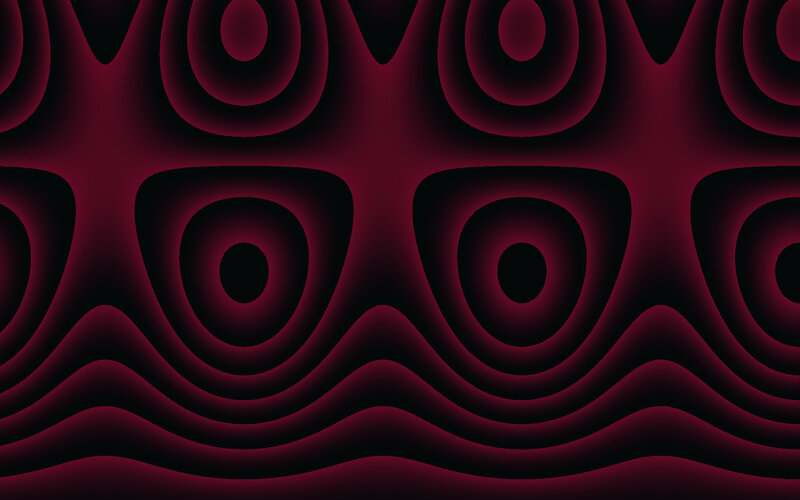 Abstract Red Patterns — Dark