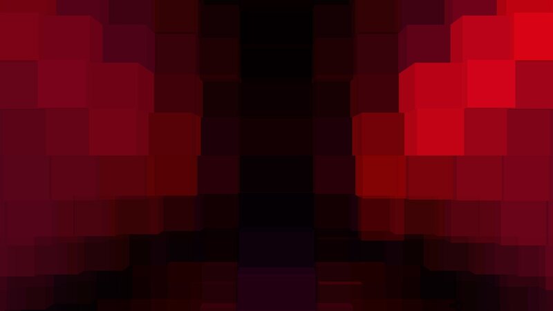 abstract red pixel art