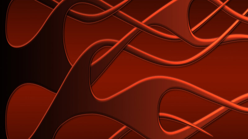 Abstract Red Ribbons