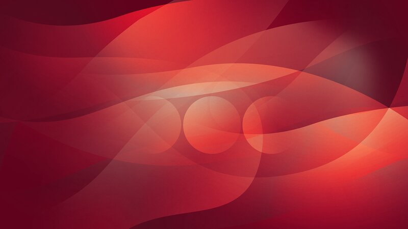 Abstract Red Shapes — Calm, Circles