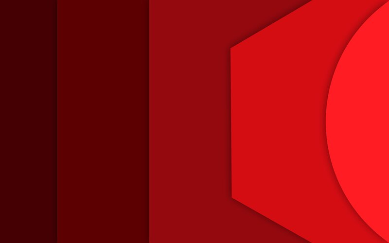 Abstract Red Shapes — Calm, Minimalist