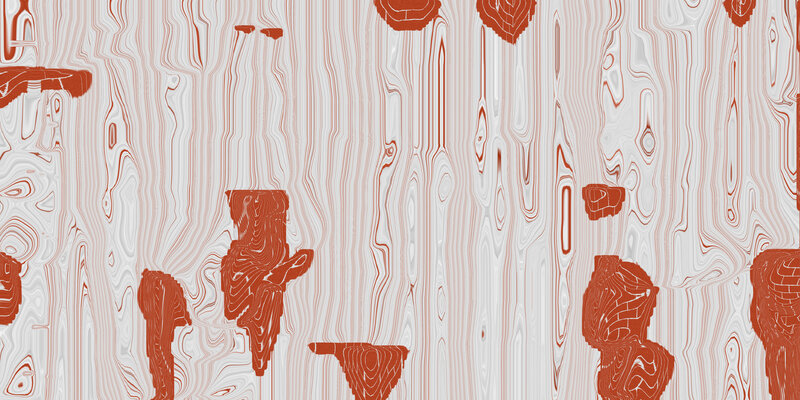 Abstract Red Shapes — Calm