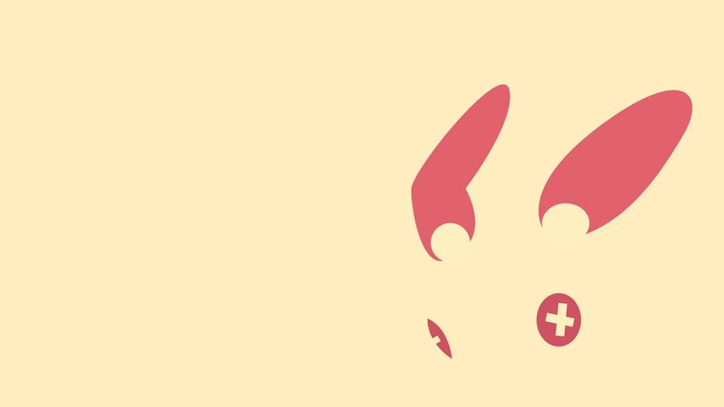 abstract red shapes on yellow