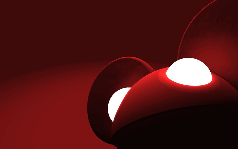 abstract red spheres