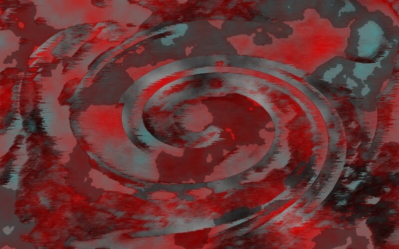 Abstract Red Spiral