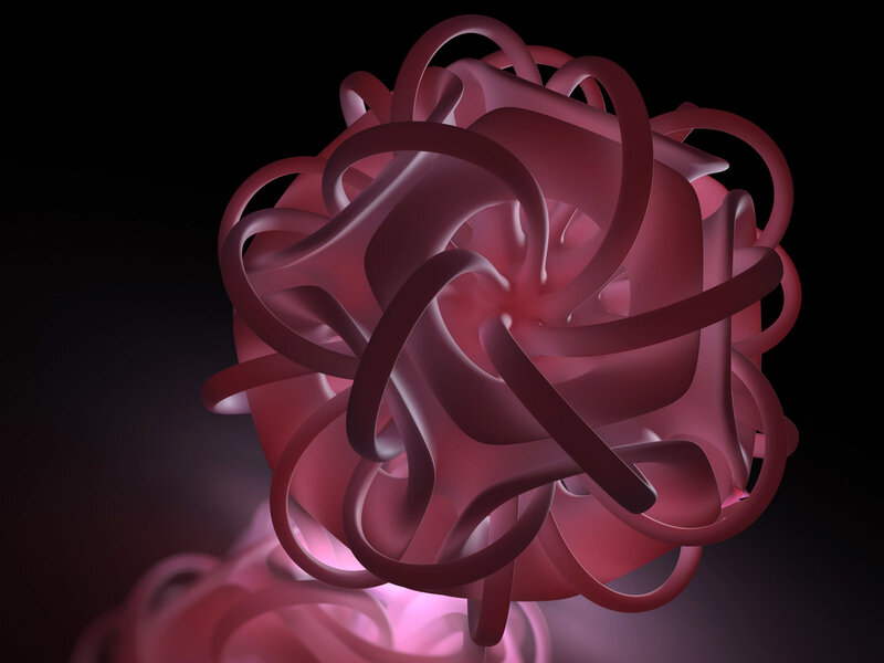 Abstract Red Structure