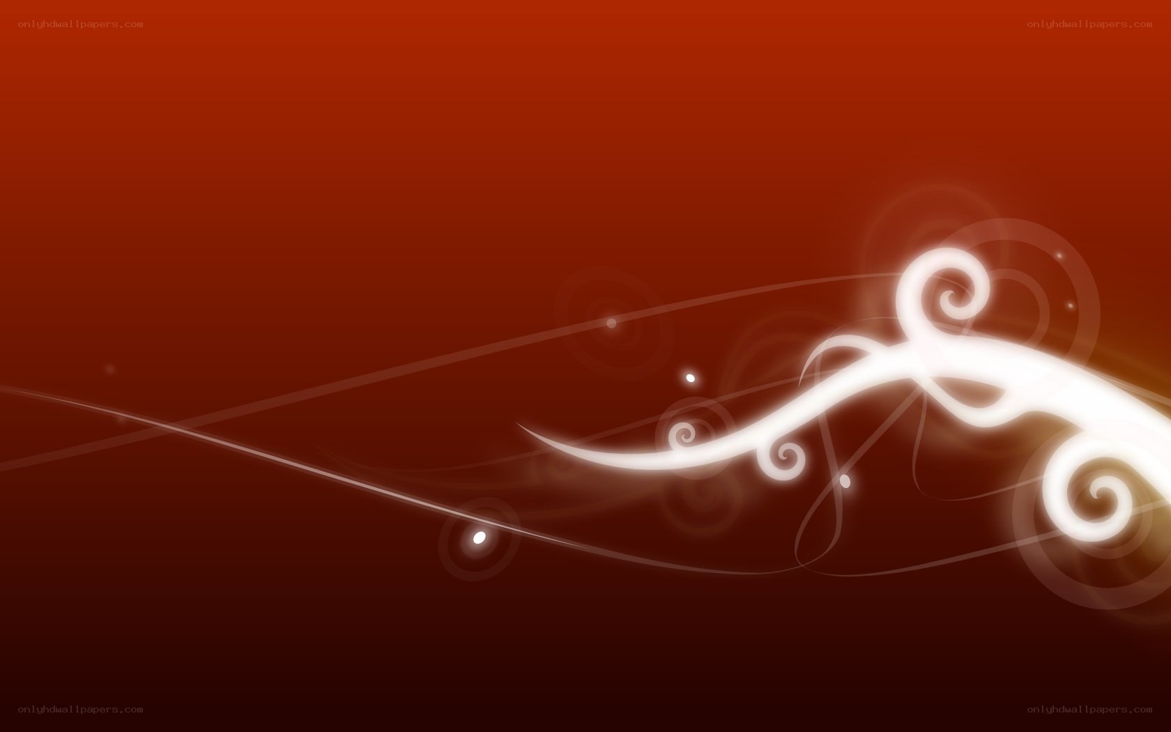 abstract red swirl design