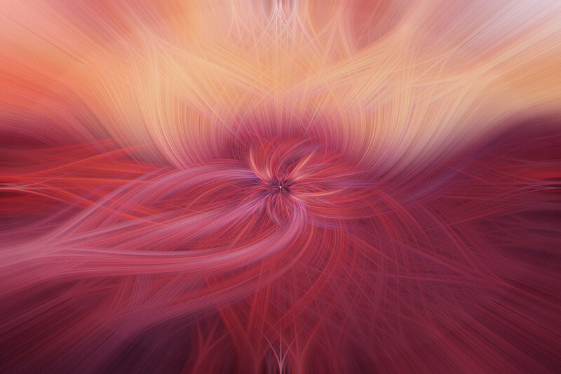 Abstract Red Swirl — Dynamic