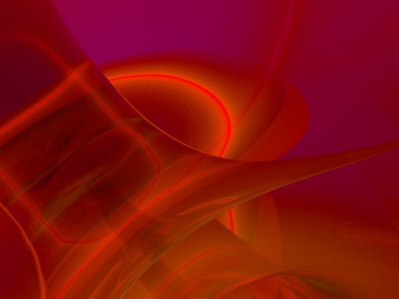Abstract Red Swirls — Dynamic, Curves