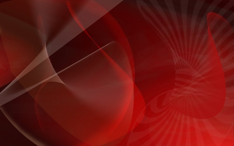 Abstract Red Swirls — Dynamic, Rays