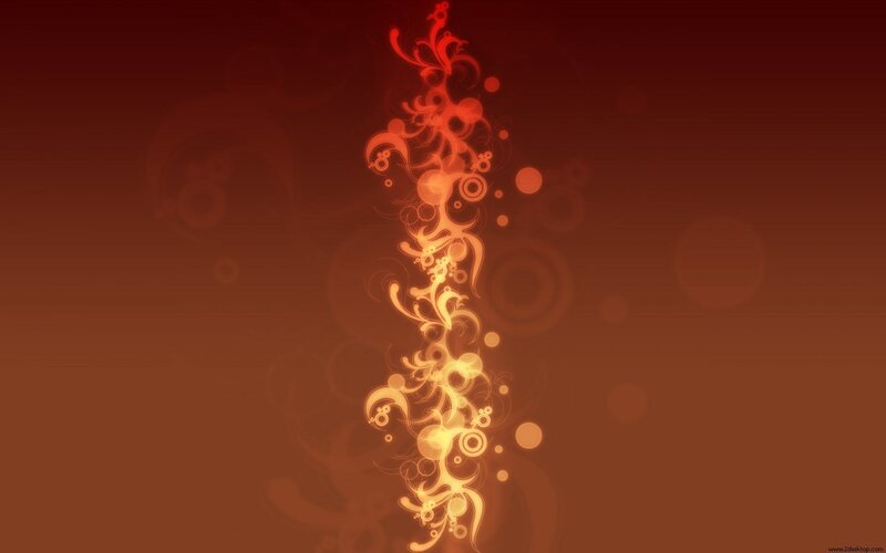Abstract Red Swirls — Warm, Digital Art