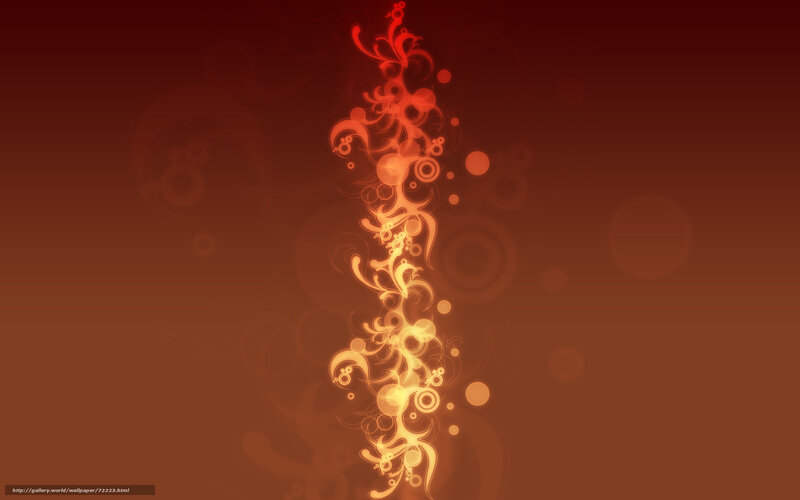 Abstract Red Swirls — Warm