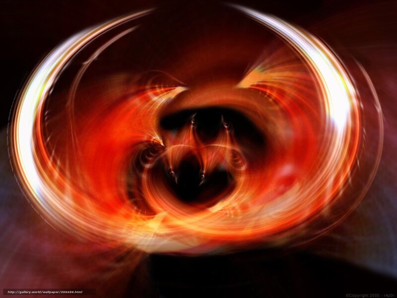 Abstract Red Vortex
