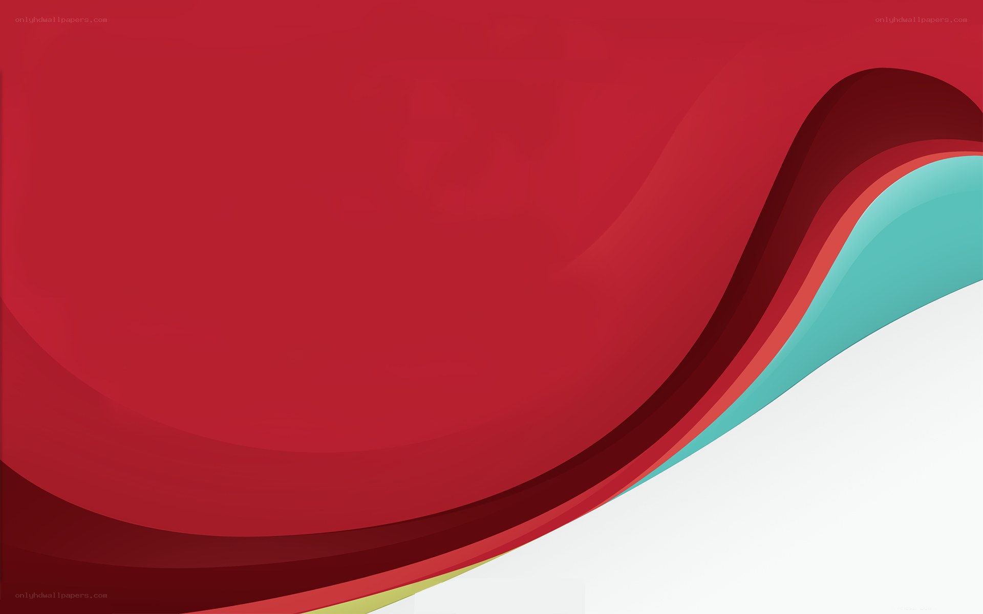 abstract red wave design