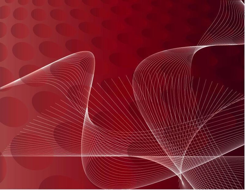 Abstract Red Wave Pattern — Dynamic, Vector Art