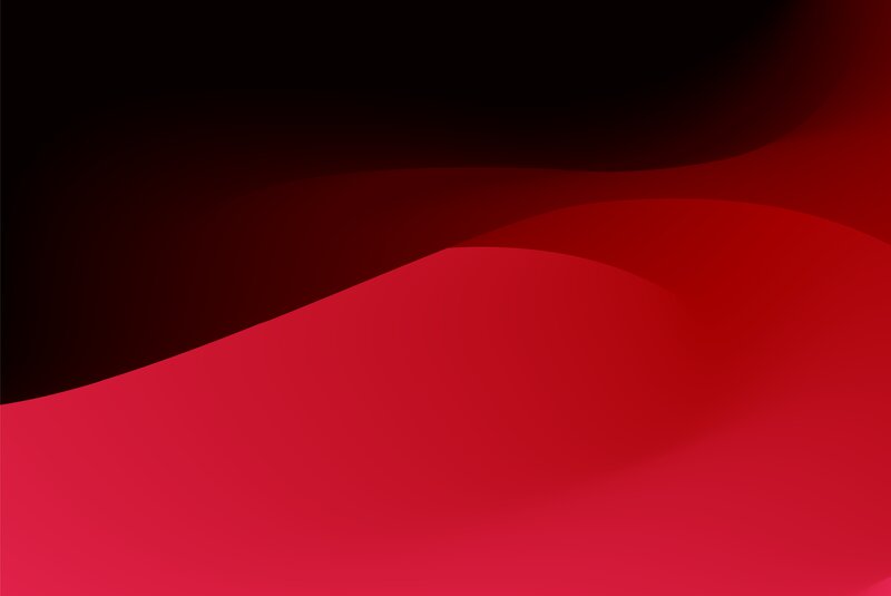 Abstract Red Waves — Dramatic