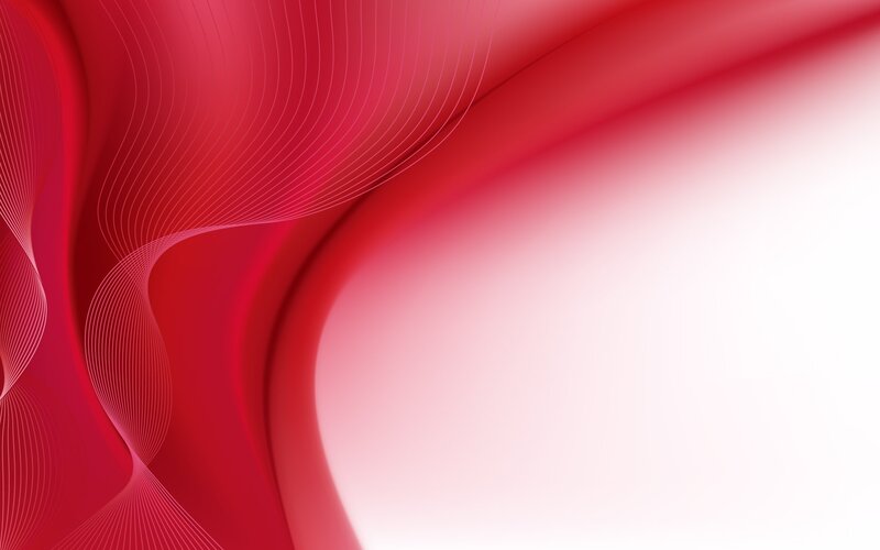 Abstract Red Waves — Dynamic, Lines, Curves