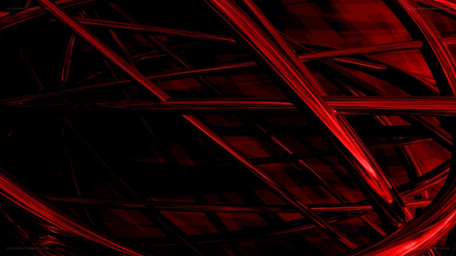 abstract red wire structure