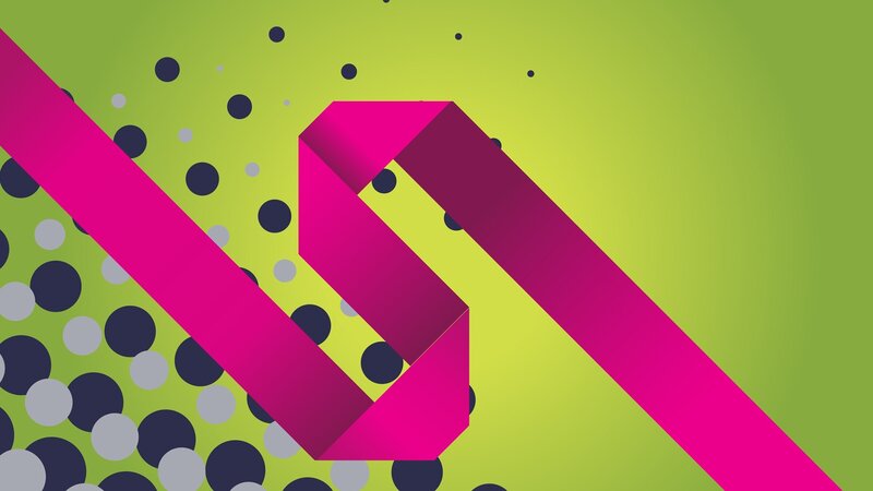 Abstract Ribbon Design