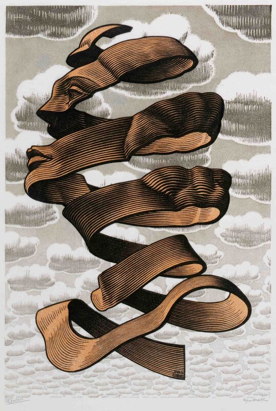 Abstract Ribbon Sculpture