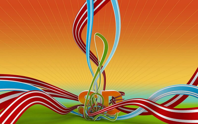 Abstract Ribbons and Letters