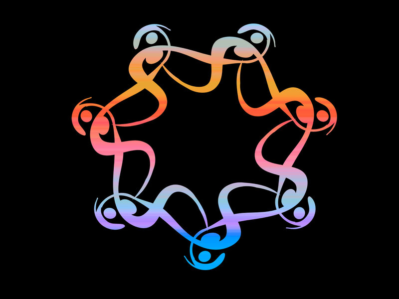 Abstract Ring of Figures