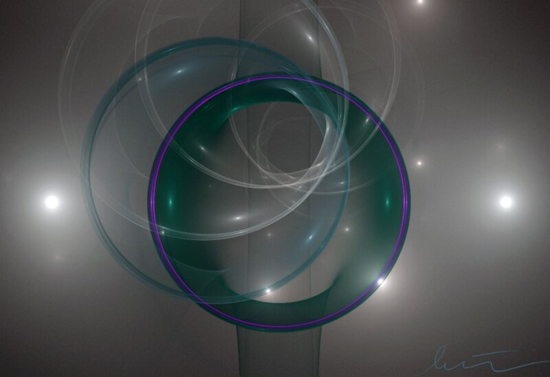 Abstract ring sculpture