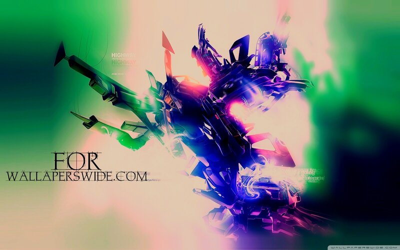 abstract robot explosion