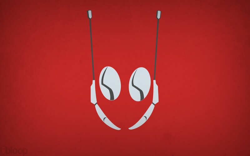 abstract robot face design
