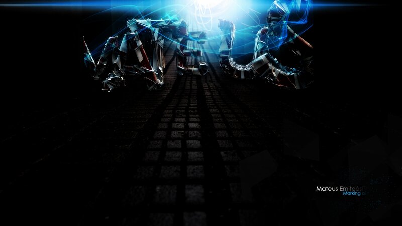 Abstract Robotic Figures