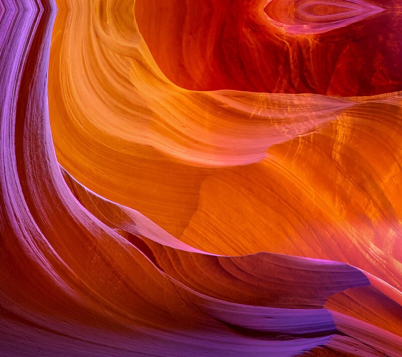 Abstract rock formations