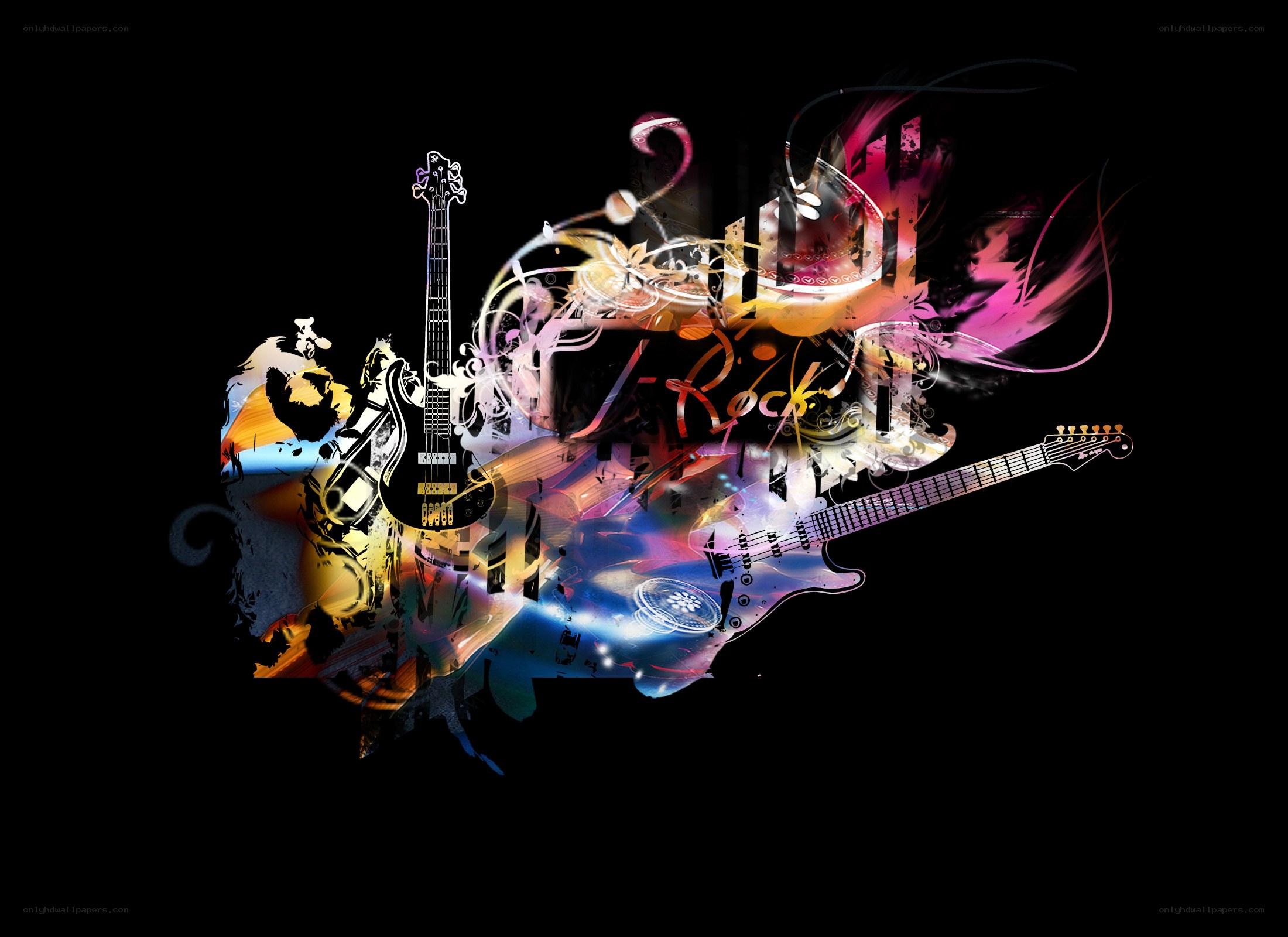 abstract rock music art