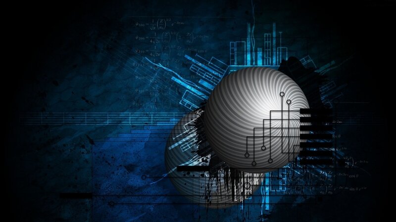 abstract science and technology background