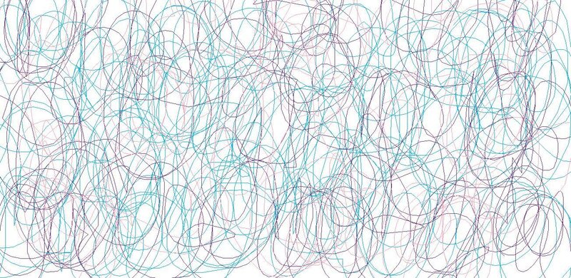 abstract scribble pattern