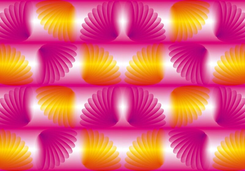 Abstract Seashell Pattern
