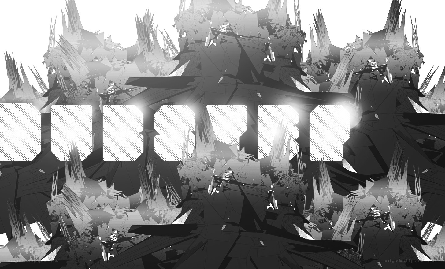 abstract shattered glass design