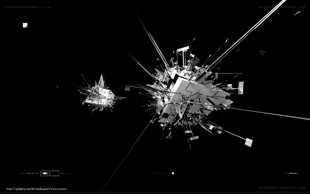 abstract shattered glass effect