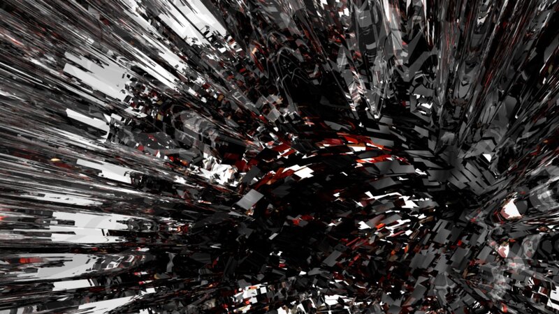 abstract shattered glass explosion