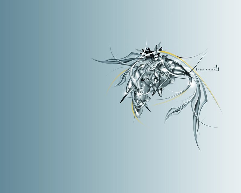abstract silver art design