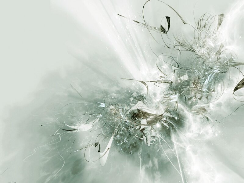 abstract silver light burst