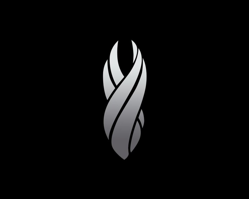 Abstract Silver Logo