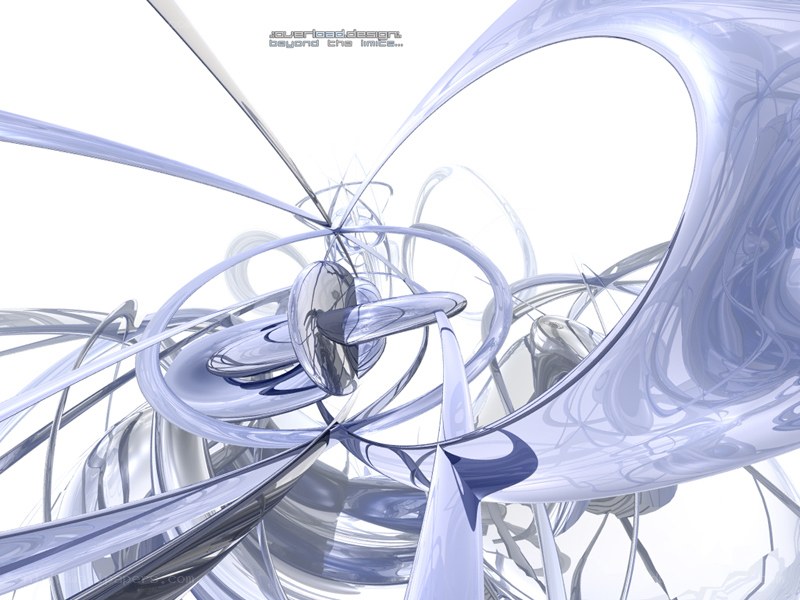 abstract silver swirls design
