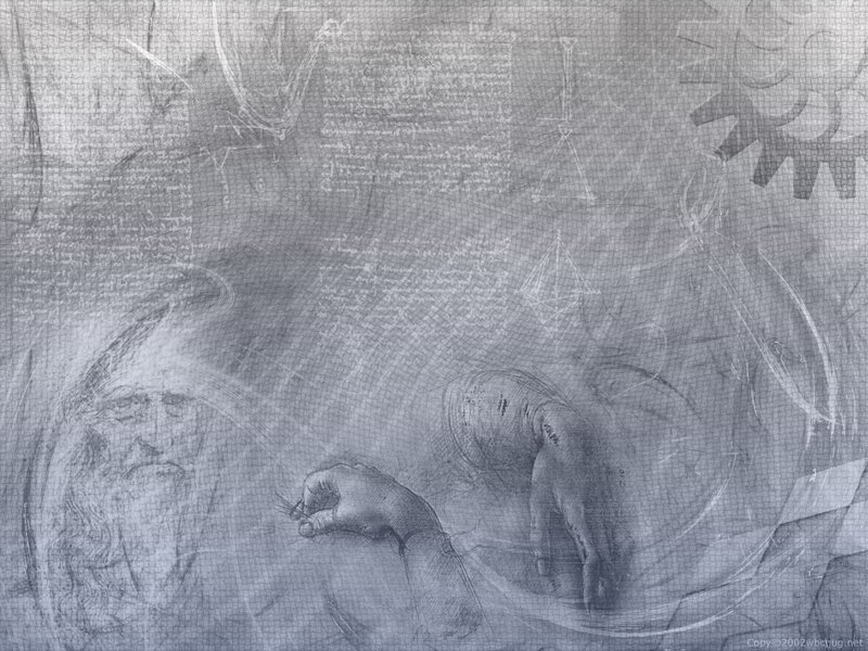 abstract sketch with hands and face