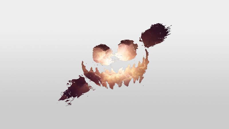 Abstract Skull Shape