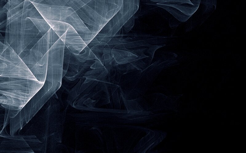 Abstract Smoke Patterns — Black