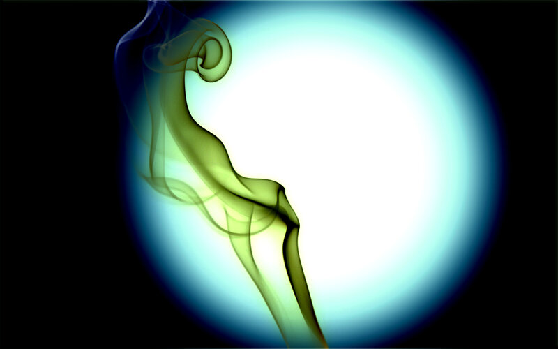 Abstract smoke swirl