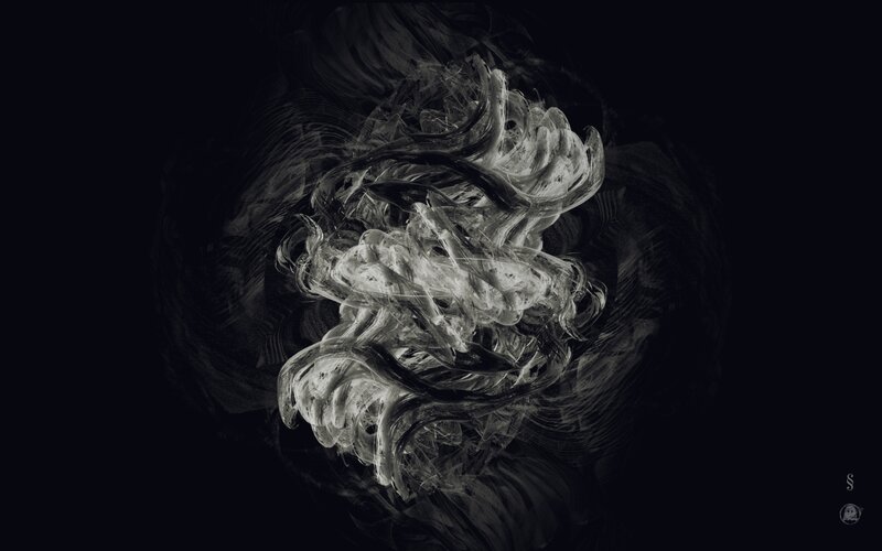 Abstract smoke swirl